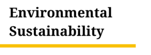 Environmental Sustainability